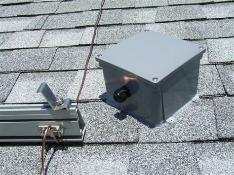 electrical junction box under roof|solar panel roof junction box.